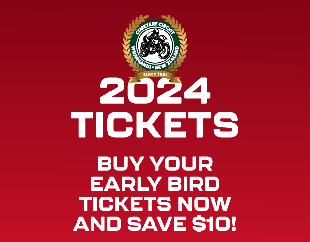 2024 Cemetery Circuit Early Bird Tickets - buy yours now and save $10